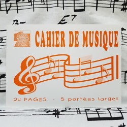 Petit cahier 5 portées